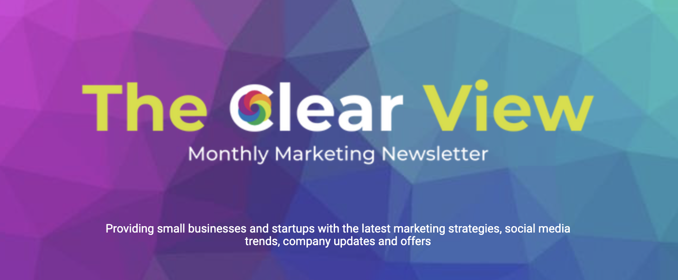 the clear view monthly e-newsletter image banner