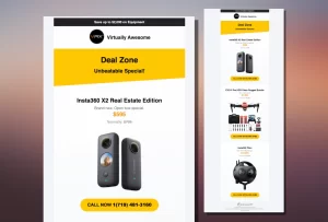 image of VPiX deal zone flash sale design work