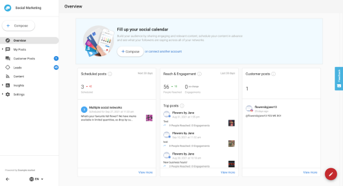 Social-Marketing-Pro-social-media-dashboard-screenshot